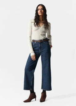 & Other Stories Verkürzte Jeans mit weitem Bein