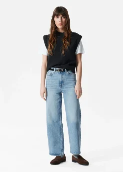 & Other Stories Verkürzte Jeans mit weitem Bein