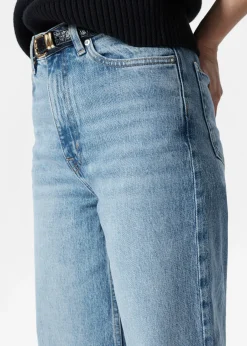 & Other Stories Verkürzte Jeans mit weitem Bein