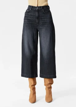 & Other Stories Verkürzte Jeans mit weitem Bein