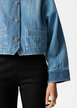 & Other Stories Verkürzte Jeansjacke