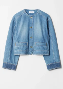 & Other Stories Verkürzte Jeansjacke