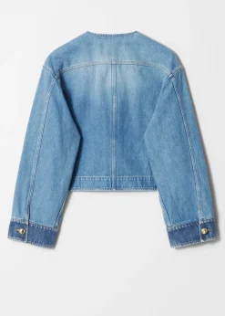 & Other Stories Verkürzte Jeansjacke