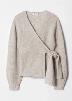 & Other Stories Wickel-Strickjacke aus Alpaka-Mix