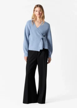 & Other Stories Wickel-Strickjacke aus Alpaka-Mix