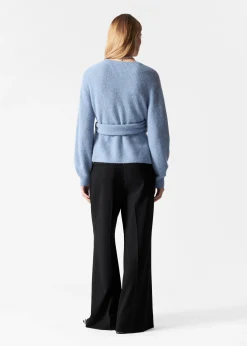 & Other Stories Wickel-Strickjacke aus Alpaka-Mix