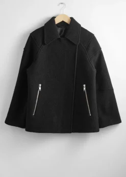 & Other Stories Wolljacke im Bikerstil