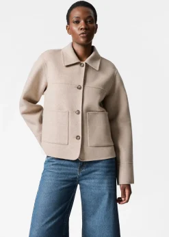 & Other Stories Wolljacke mit Kragen