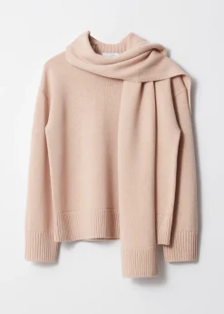 & Other Stories Wollpullover mit Schal