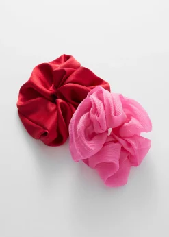 & Other Stories Zweier-Set Satin-Scrunchies in XL